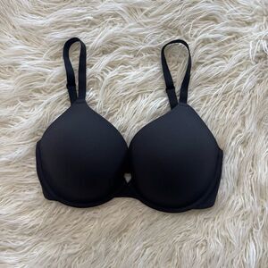 Skims Fits Everybody Pushup Bra Onyx Size 34DDD